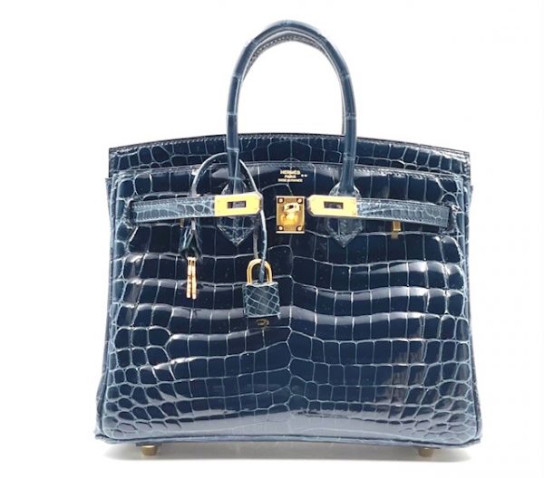 hermes vert rousseau crocodile