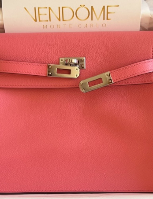 Hermes Kelly Danse Rose d’ete/Titien Evercolor Palladium Hardware